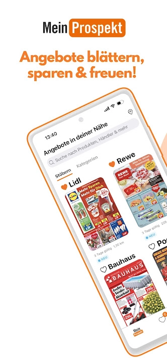 MeinProspekt mit Einkaufsliste screenshot