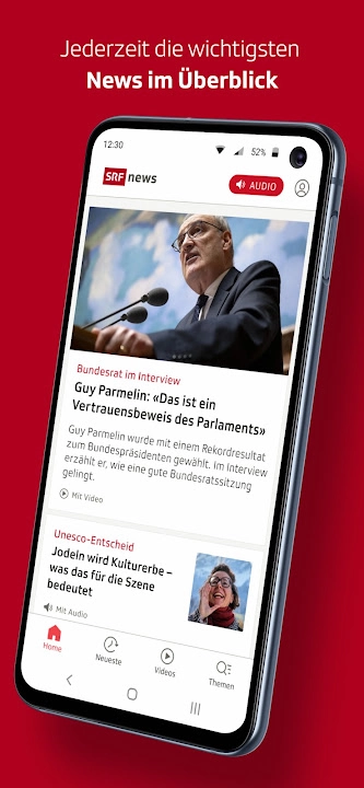 SRF News screenshot