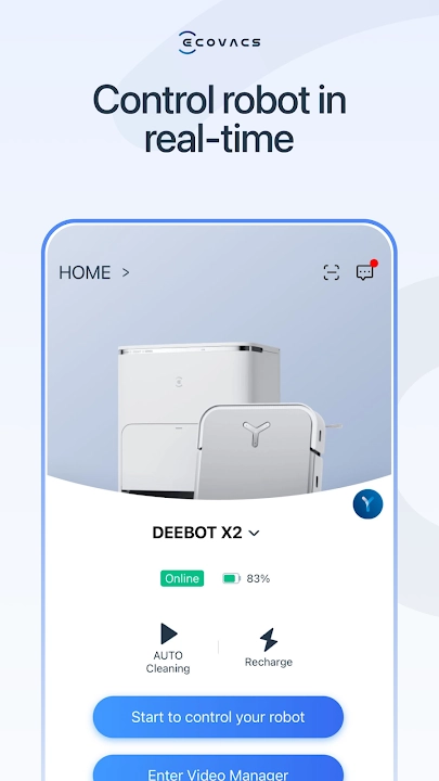 ECOVACS HOME screenshot