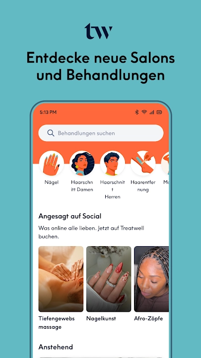 Treatwell screenshot